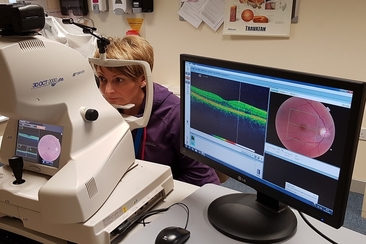 Retinal screening test