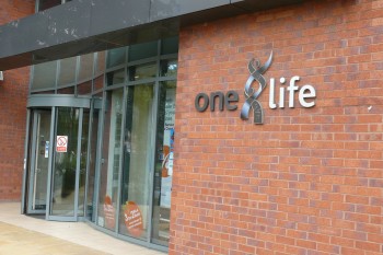 One Life Centre entrance.
