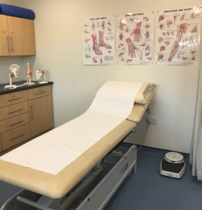 Musculoskeletal clinic room