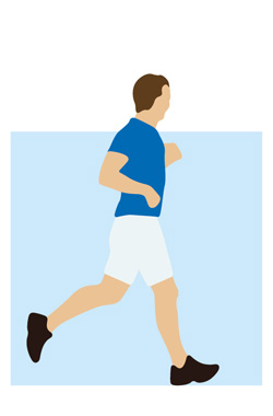 Person running