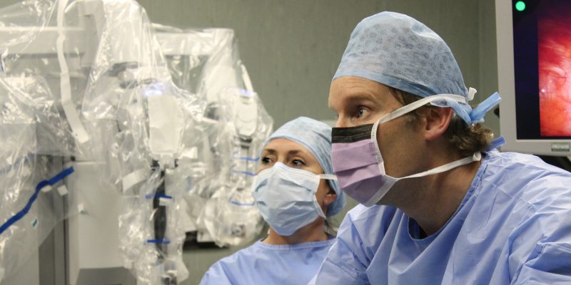 Robotic surgery at James Cook