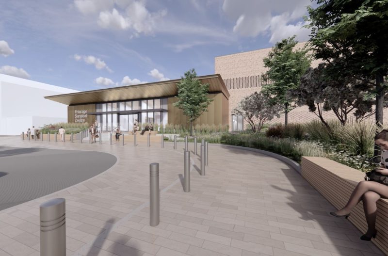 Artist's impression of new surgical hub