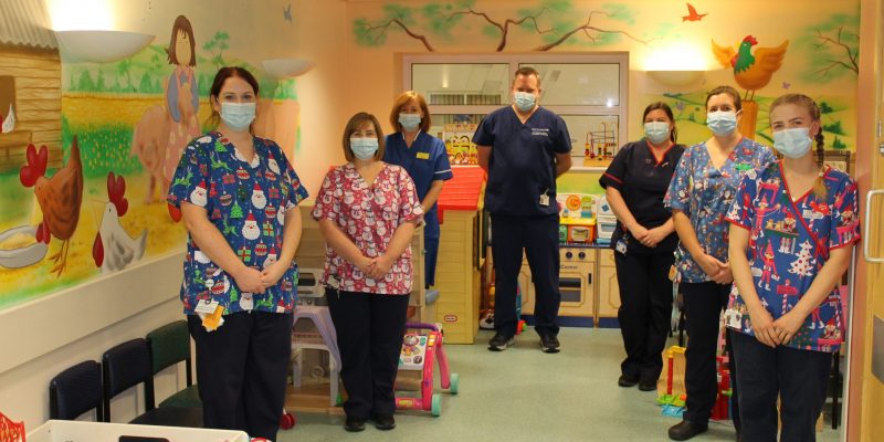 Paediatric staff at The James Cook University Hospital