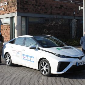 The trust's new hydrogen car