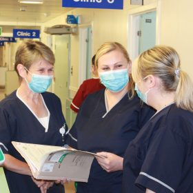 Specialist cancer nurses at James Cook