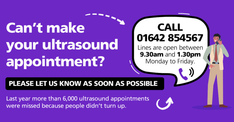 Can't make your ultrasound appointment?