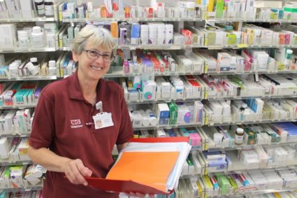 Liz Harwood volunteer pharmacy