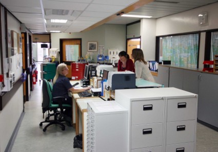 Nurse station at Rutson Rehabilitation Unit