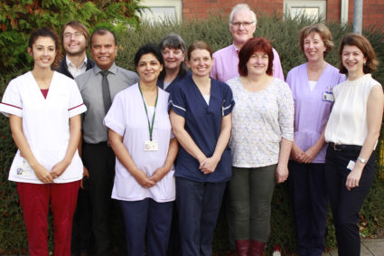Multiple pregnancy service team with neonatal staff