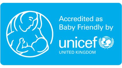 Accredited as baby friendly by UNICEF