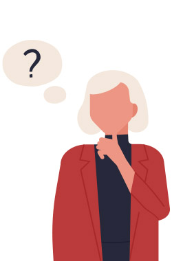 A person thinking