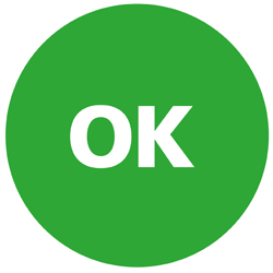 Green circle - OK