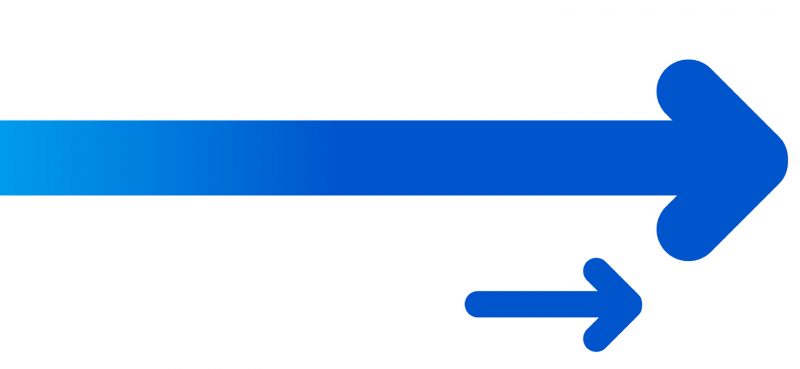 arrows of different sizes 