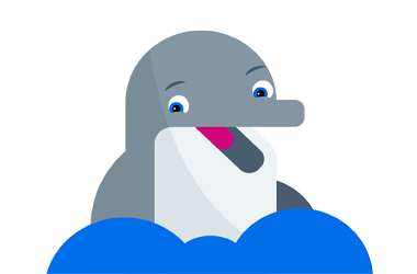 Dolphin graphic