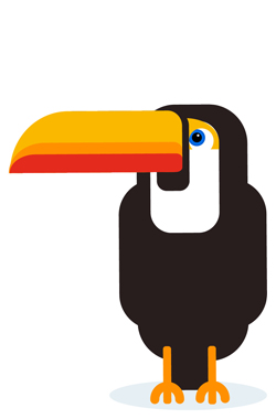 Tucan graphic