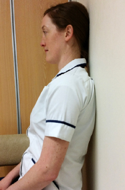 Deep neck flexion in sitting - South Tees Hospitals NHS Foundation