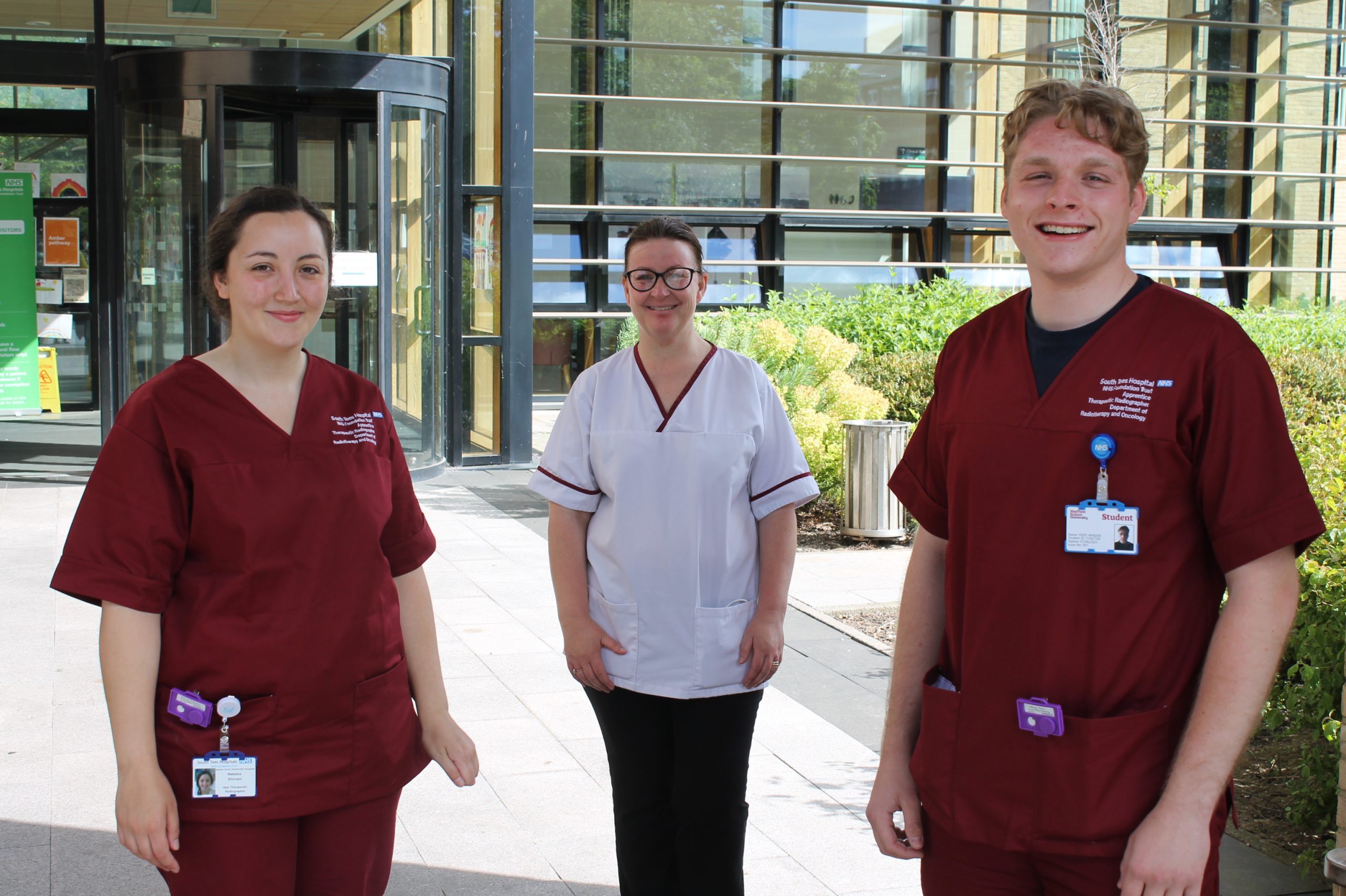 Hospital its first therapeutic radiography degree apprentices