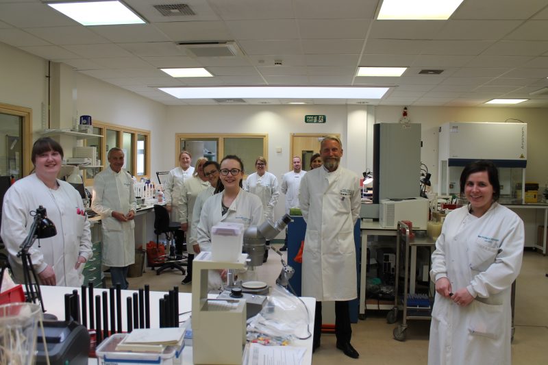 Virology lab team during COVID-19
