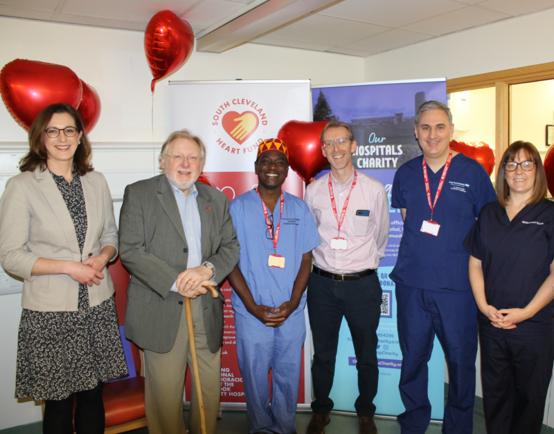 Cardiovascular research team celebrate reaching appeal target