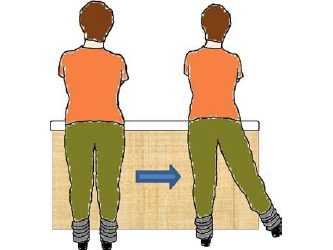 Walking sideways exercise online