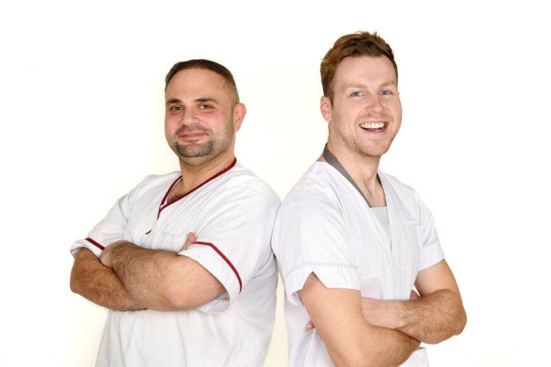 Two male diagnostic radiographers