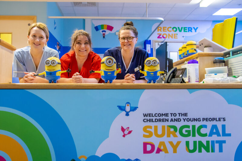 Children and young people's surgical day unit reception