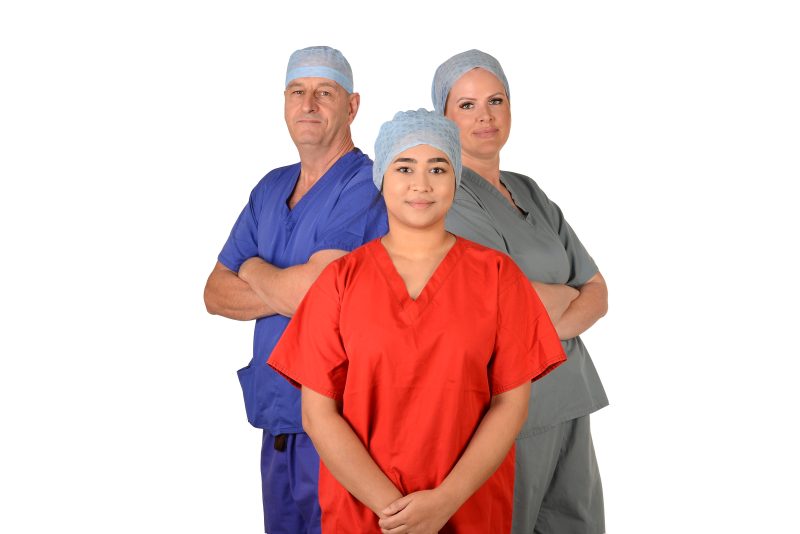 Three operating department practitioners. 