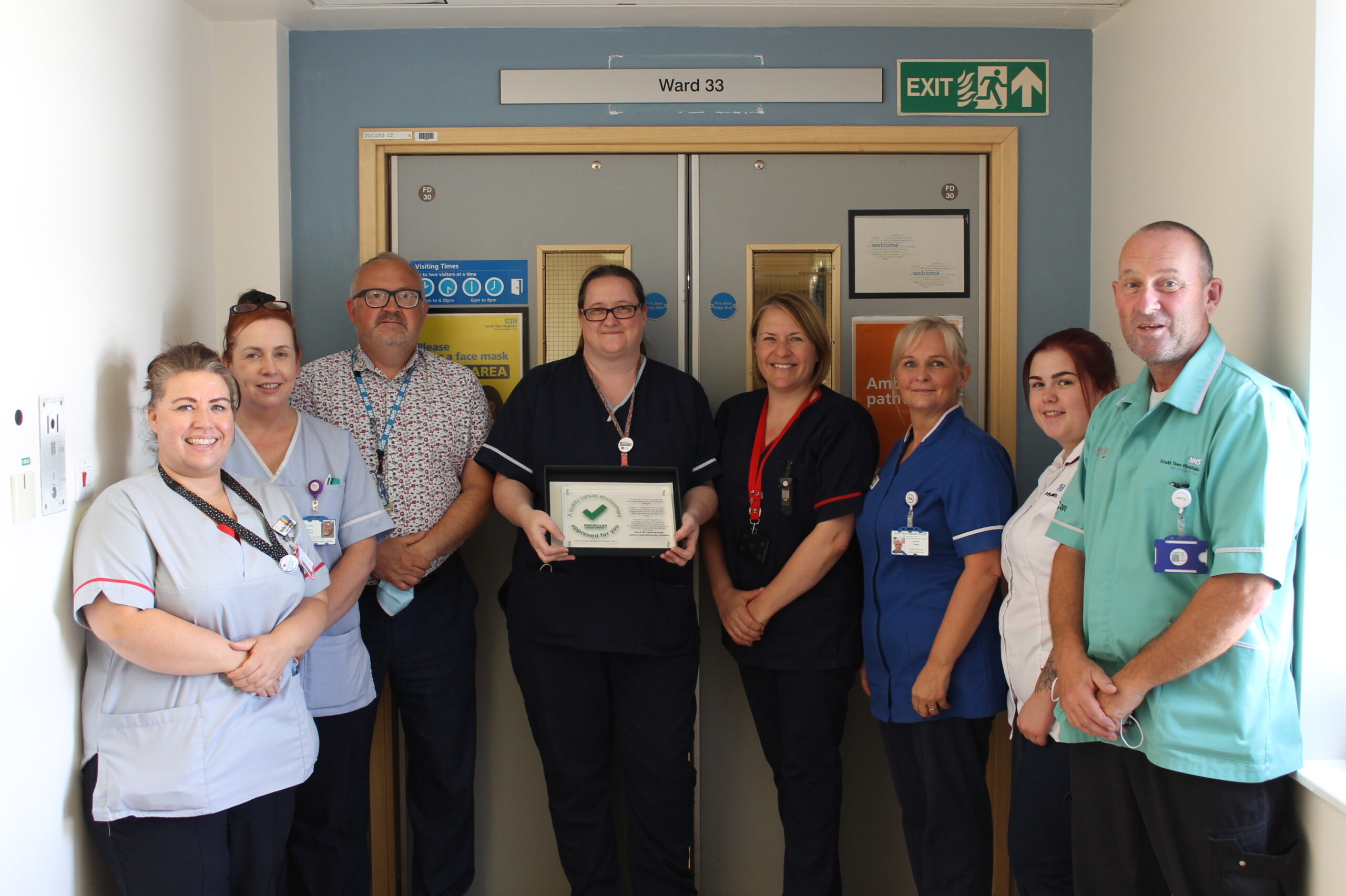 James Cook Hospital awarded highest honour for cancer care South Tees