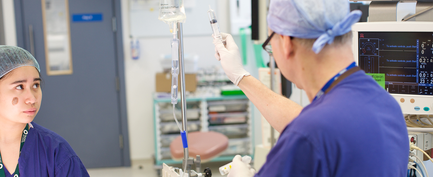 Peripheral nerve block regional anaesthesia South Tees Hospitals