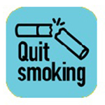 Logo for the NHS quit smoking app