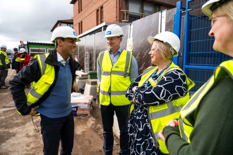 MP Rishi Sunak meets trust CEO Stacey Hunter