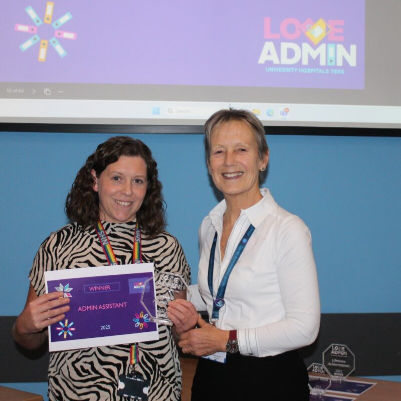 Georgina Hicks with Alison Baxter