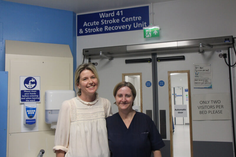 Sarah Whitehouse and Kristel Brown