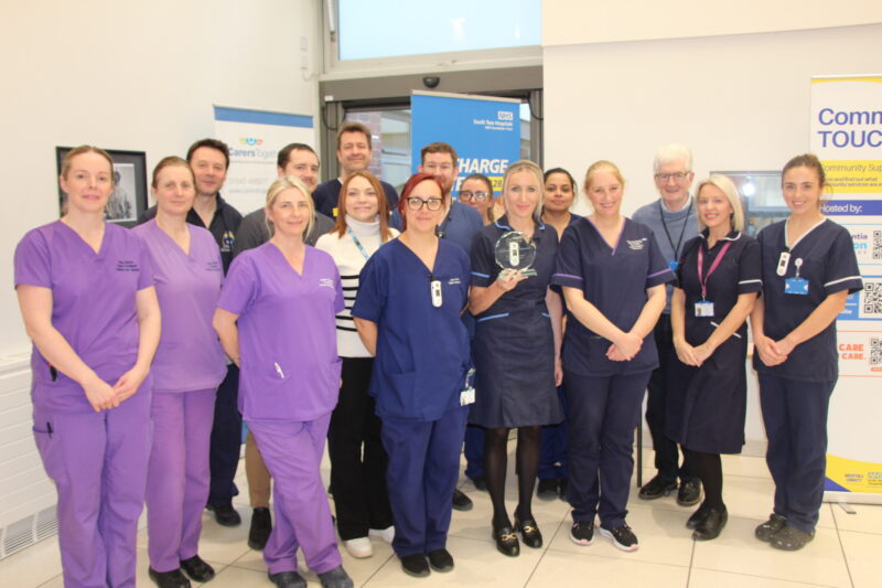 The Digital Project Team with the DDaT Team – Automation and Efficiency Award