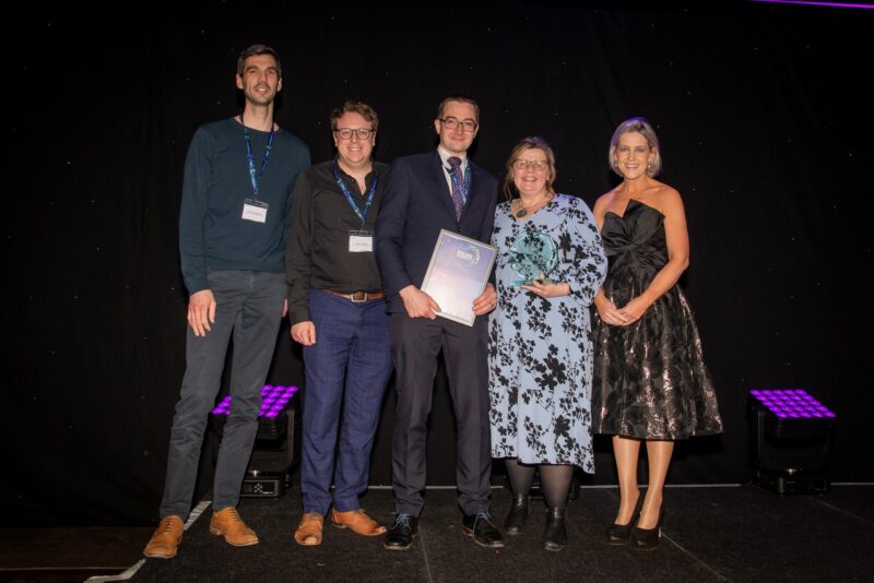 The team at the  NENC Bright Ideas in Health Awards in 2022.