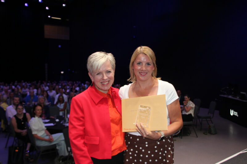Chief midwifery officer for England, Kate Brintworth withTracy Pickersgill