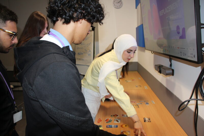 Students in one of the workshops