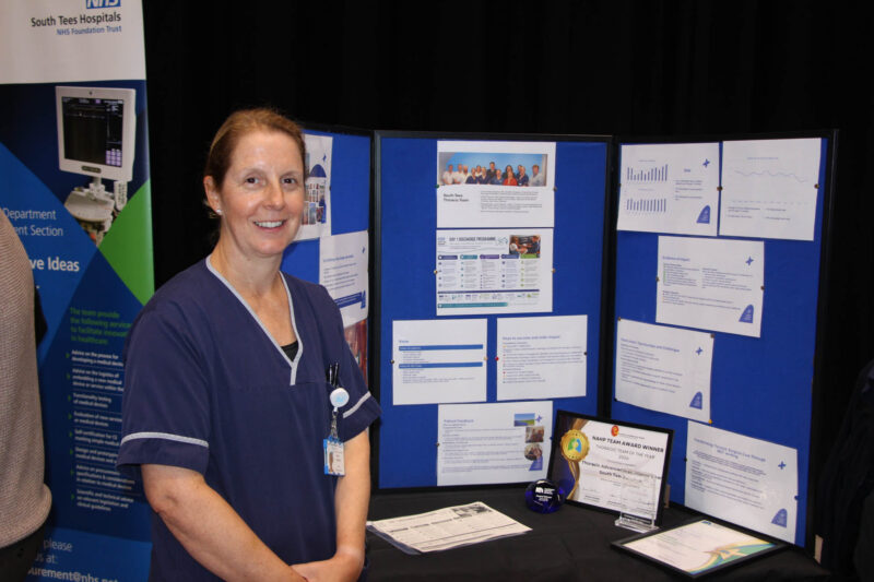 Stacey Stockdale from UHT's cardio team at the AGM
