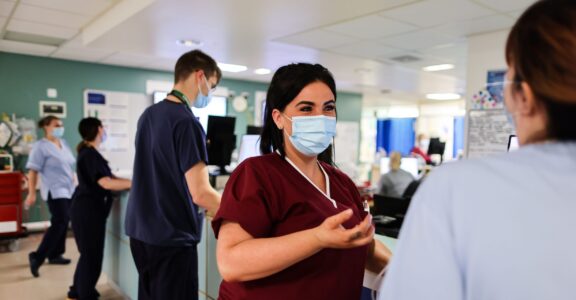 Emergency department nurse station