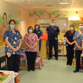 Paediatric staff at The James Cook University Hospital