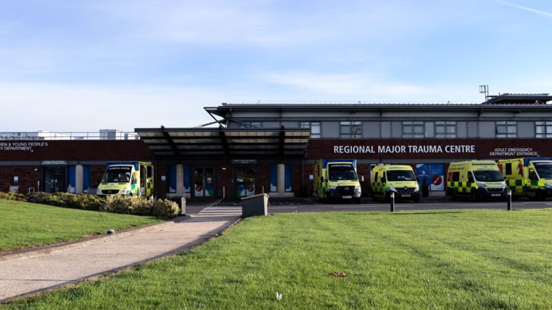 Emergency department entrances at James Cook