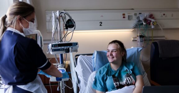 Young patient at James Cook