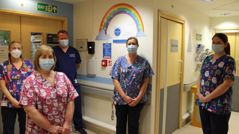 Jonathan Grimbley and members of the PCCU team