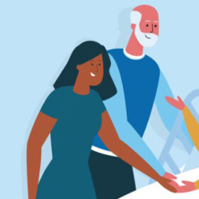 Visiting banner website