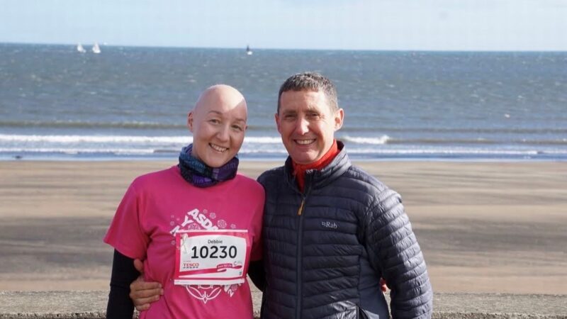 Debbie and Gary at Race for Life