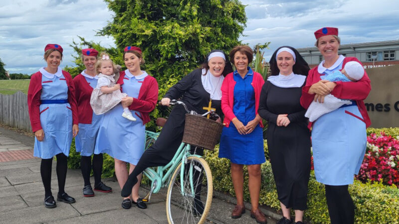 Midwifery team in fancy dress