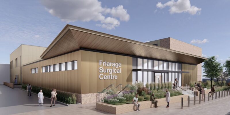 Artistic impression of Friarage surgical hub