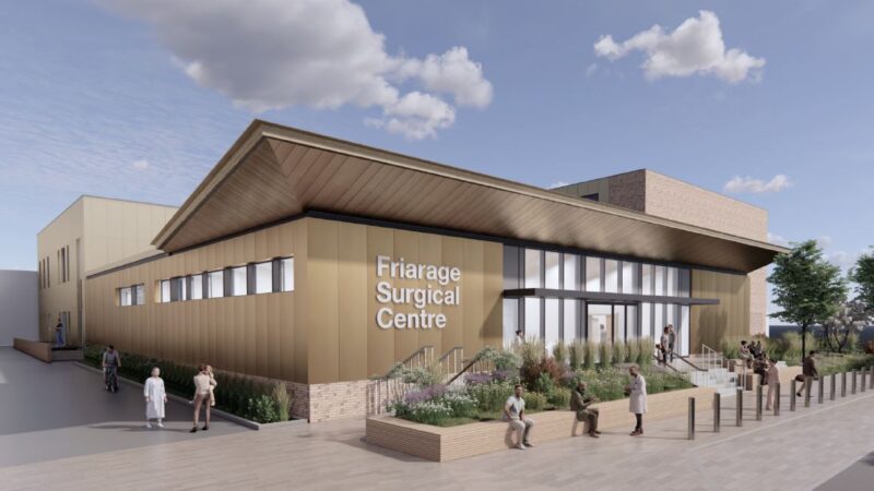 Artistic impression of Friarage surgical hub