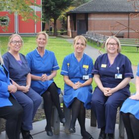 Chief nurse with the team at The James Cook University Hospital