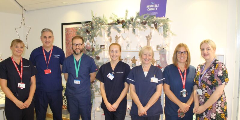 Staff at South Tees are raising money for the cardio appeal this Christmas